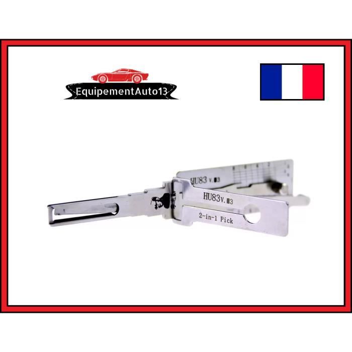 décodeur serrure voiture LISHI HU83 PEUGEOT ouverture portière et déchiffrage