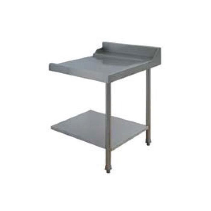 Table entrée/sortie pour machines à paniers 50 x 50 cm ou 60 x 50 cm