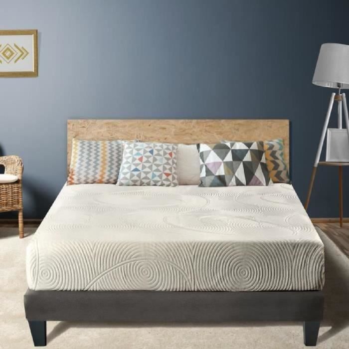 NEOREV | Matelas MIRAGE 160x200 cm | Mousse à mémoire de forme | Soutien Ferme