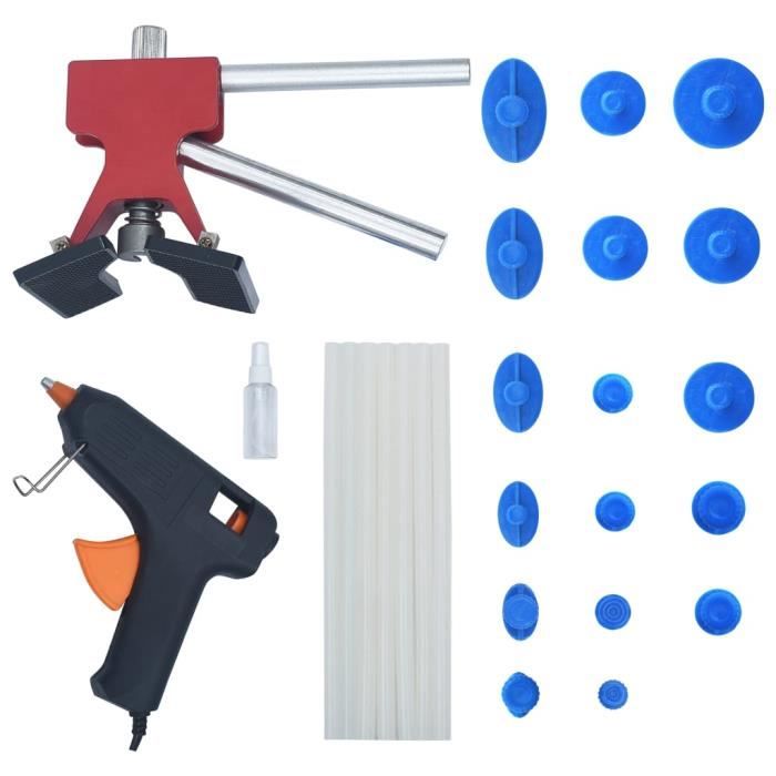 Kit Débosselage Carrosserie Sans Peinture Réparation Outils Voiture 26 pcs QI046