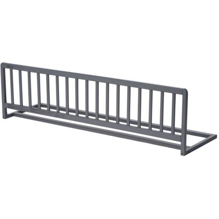 GEUTHER Barriere de lit Sweet Dream 140 cm rabattable en hêtre massif - coloris gris