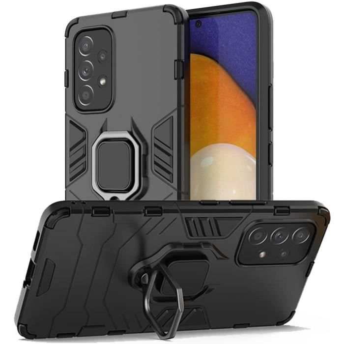 Coque Anti Choc pour Samsung Galaxy A53 5G avec Bague Anti Chute - béquille