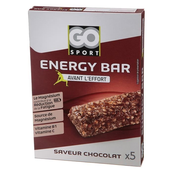 GO SPORT Barre de céréale chocolat - 5x20g