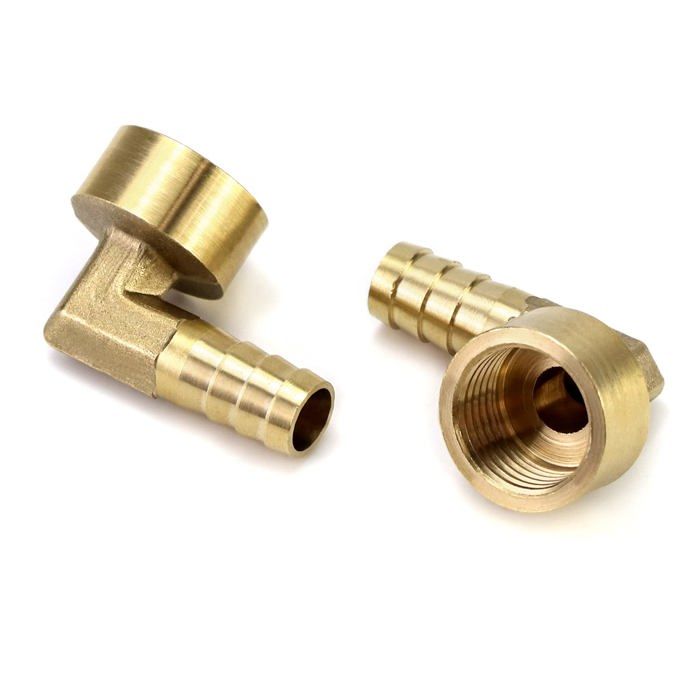 Teflon filasse joint Qwork WD4801 Raccord a ailettes en laiton raccord coude 90, 12mm x