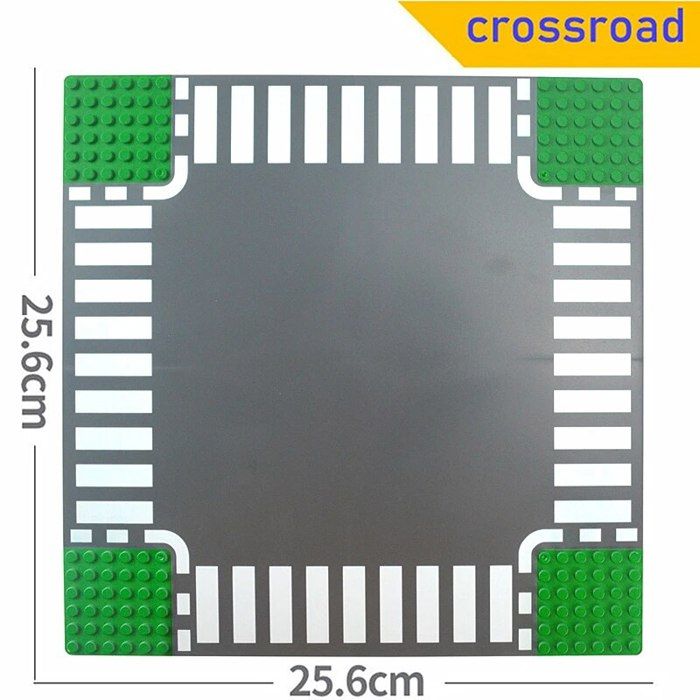 Lot De 16 Plaques De Base 32x32 Pour Blocs De Construction – Compatibles Avec Lego Et Autres Marques – 25,5 X 25,5 Cm, ABS Résistant