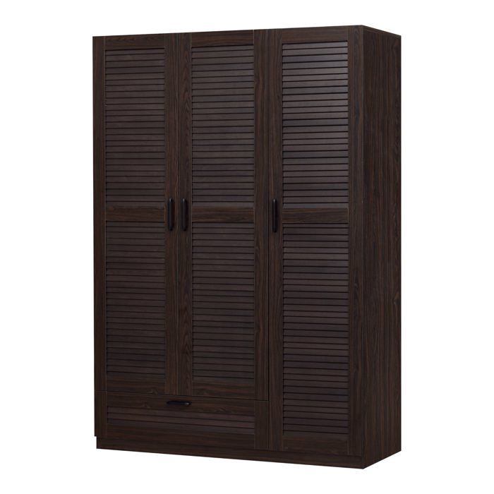 Armoire de chambre garde-robe moderne meuble de rangement intemporel 7 étagères 1 tiroirs MDF 176 Armoire de chambre garde-robe moderne meuble de rangement intemporel 7 étagères 1 tiroirs MDF 176