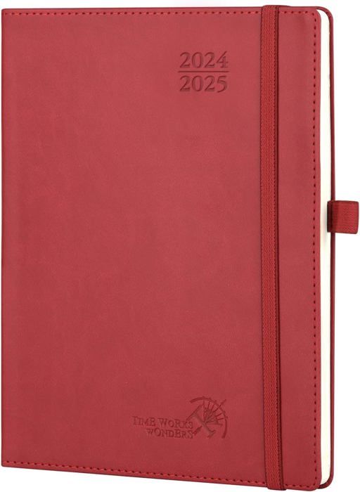 Agenda Semainier 2025 POPRUN - Août 2024 à Décembre 2025 - Format Vertical