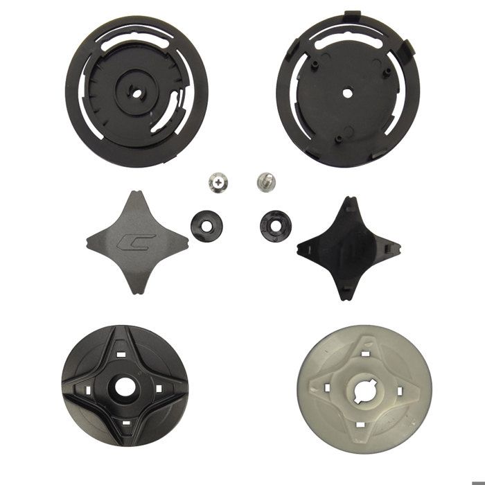 Kit De Fixation Pour Visière De Casque Moto – 4 Pièces (2 Gauche + 2 Droite) – En Polypropylène Résistant – Installation Facile, Remplacement Rapide