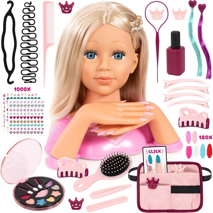 Charlene Magic Nails - Tête à coiffer