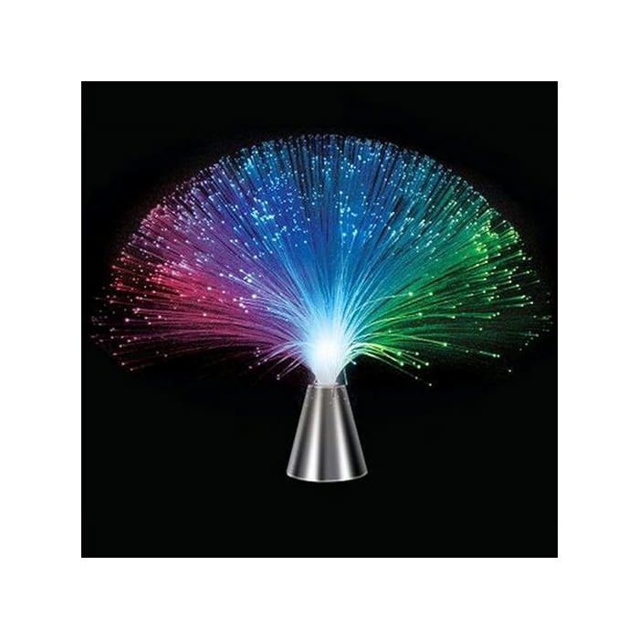 Lampe LED à Fibres Optiques Multicolore Lampe d’Ambiance Décorative pour Chambre Fêtes et Cadeaux