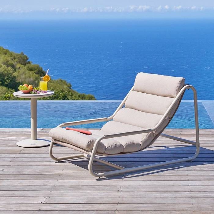 Fauteuil de jardin Celestam 2 places argile - Hespéride
