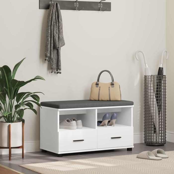 Soldes FlottantsBanc dentrée - CLOUD - 110 kg par siège - Siège/Banquette - Blanc 80 x 38 x 46cm Bois Ingénierie et Tissu 8071730 Soldes FlottantsBanc dentrée - CLOUD - 110 kg par siège - Siège/Banquette - Blanc 80 x 38 x 46cm Bois Ingénierie et Tissu 8071730