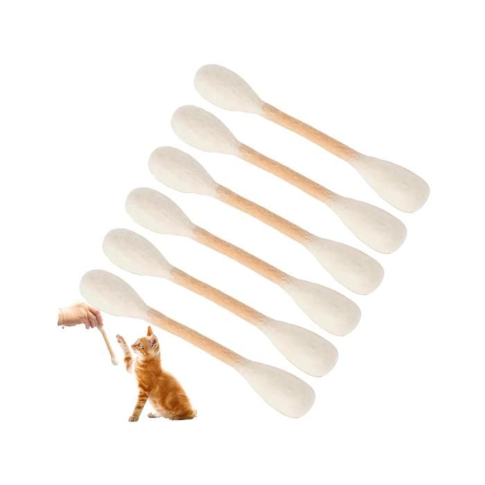 Cotons-tiges Jouets Pour Chat Avec Herbes À Chat - 6pk Bâtons À Mâcher Géants Pour Chatons Pour Lennui À Lintérieur Jouet Géant