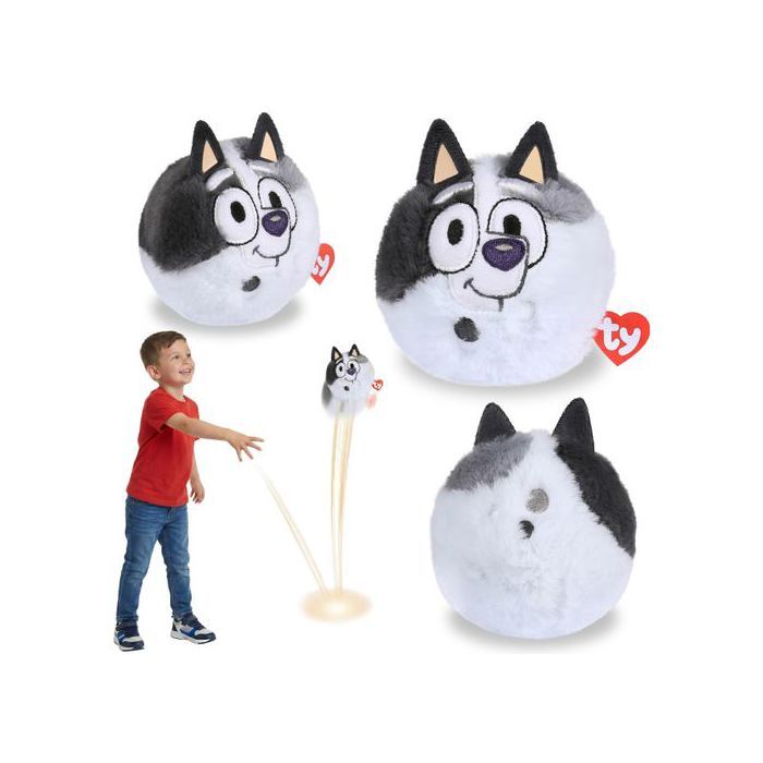 TY Bluey Muffin Heeler Peluche de balle mascotte rebondissante BEANIE BOUNCERS jouet dadresse pour enfants 10 cm