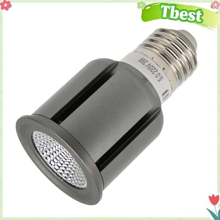 Tbest Ampoule chauffante pour reptiles Ampoule de lampe chauffante pour reptiles UVA UVB LED 3 en 1 animalerie couchage ND 30 50