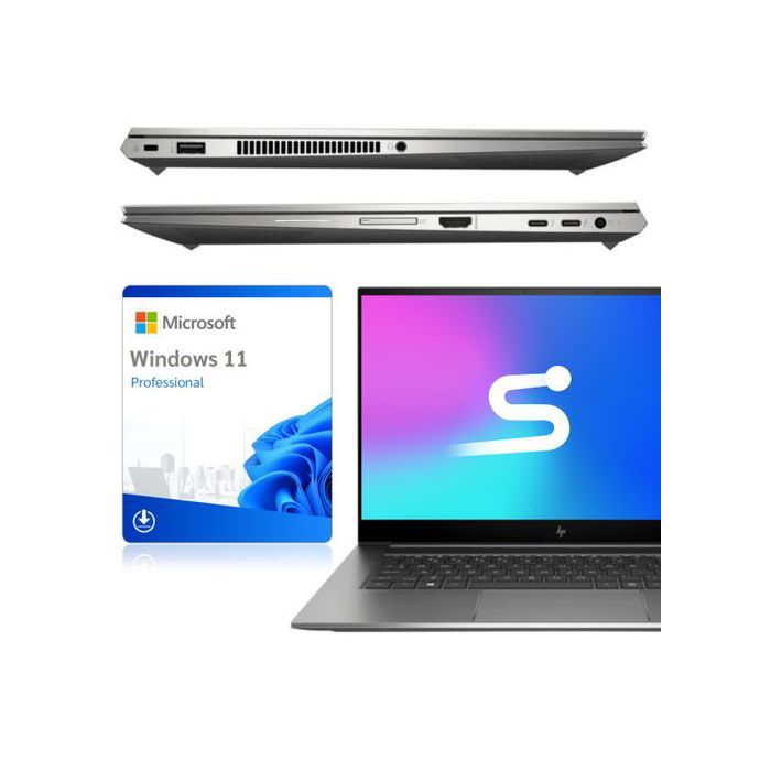 Ordinateur portable HP ZBOOK STUDIO 15 G8 I7-11850H 32GB 2000GB NVME SSD FULL HD RTX A2000 WIN11PRO
