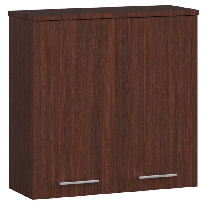 Armoire salle de bains AKORD FIN accr. au mur Wengé 60 cm 2 portes façade Wengé 2 étagères 60x22 5x60 cm Armoire salle de bains AKORD FIN accr. au mur Wengé 60 cm 2 portes façade Wengé 2 étagères 60x22 5x60 cm