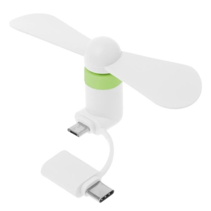 Ventilateur USB et micro USB Smartphone