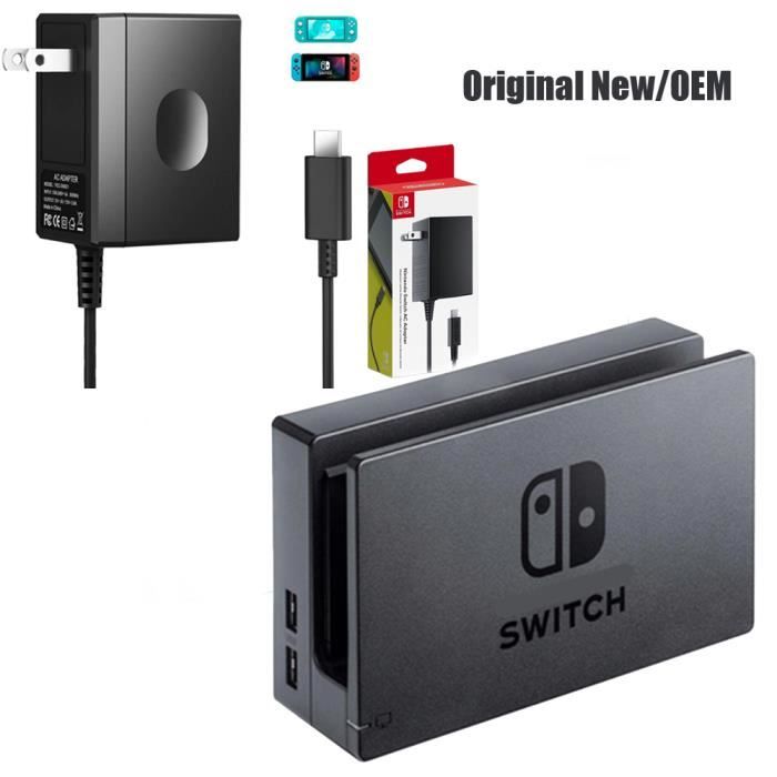 Original 2 en 1 US - Station d'accueil compatible HDMI pour console  Nintendo Switch TV S6, base de charge - Cdiscount Informatique