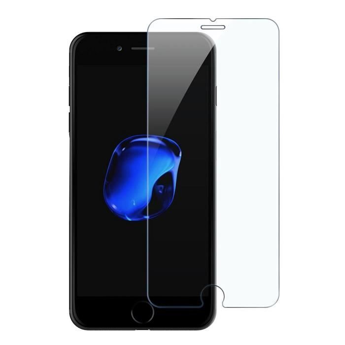 Protection écran iPhone 7 Compatible fonction 3D Touch iPhone 7 Film Protection en Verre trempé écran protecteur ultra résistant