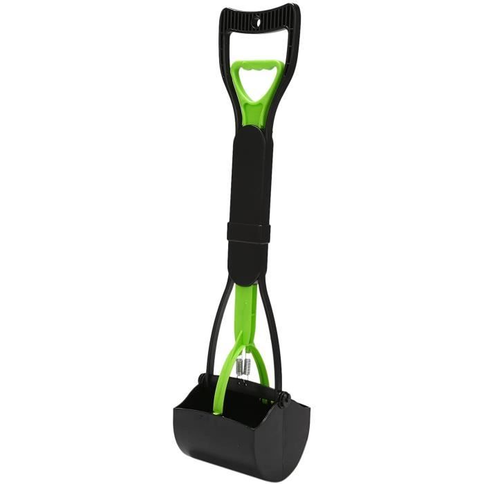 Pooper Scooper Grand pour Chien Long Manche Poop Dog ScopperPet DéChets Ramasser Jaw Scooper