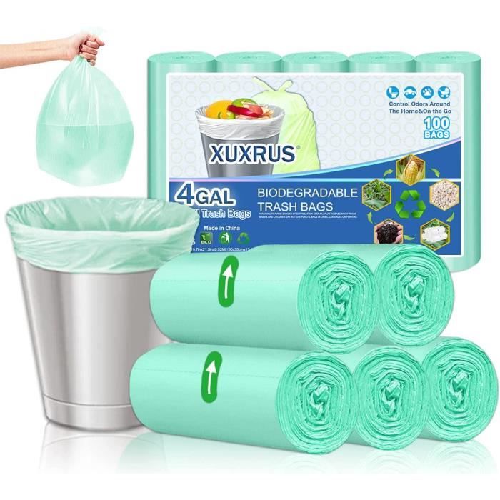 Petits Sacs Poubelles 15L - Sacs Poubelles Biodégradables Pour Bureau ...