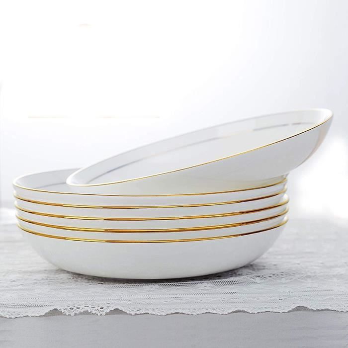 Soucoupe Porcelaine Rosenthal Selb Allemagne - Bordure Dorée, Diamètre 15,2 Cm, Vintage Années 1950