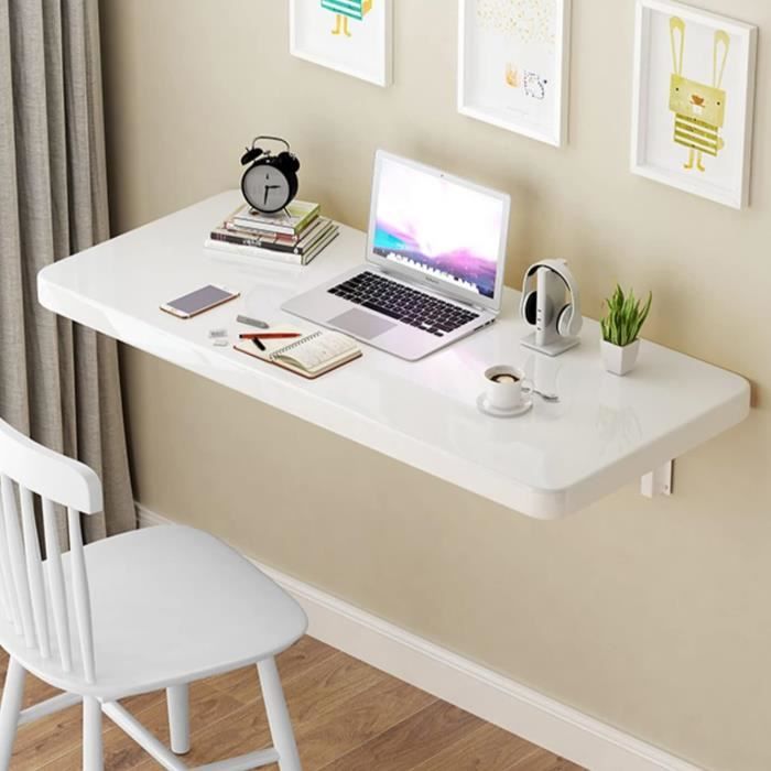 Table Pliante Murale Pour Camping-car - 70x35 Cm - En Bois - Rabattable Pour Cuisine, Bureau, Balcon