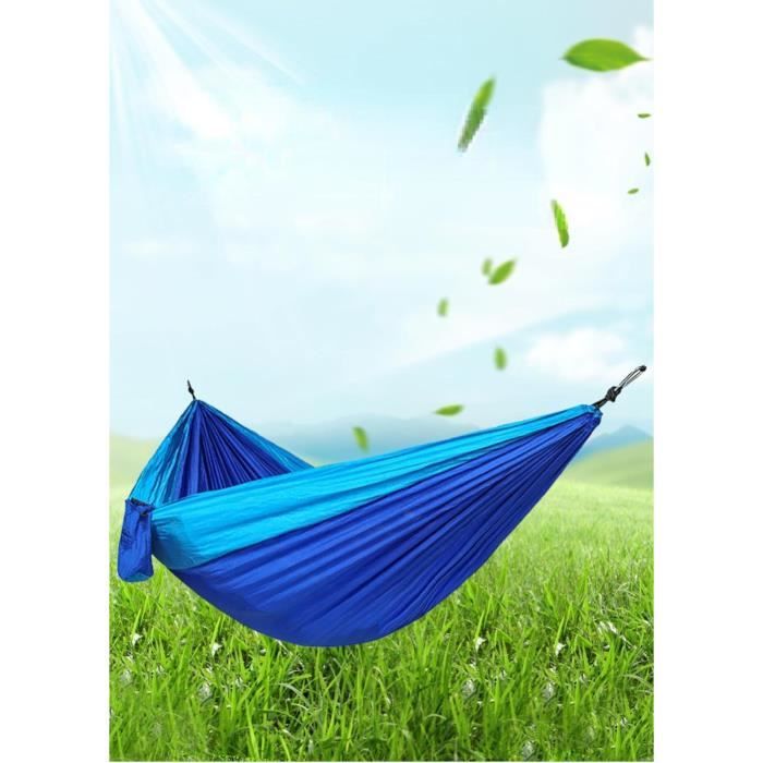 Hamac parachute double en nylon de Vivere, Storm/Apple PAR28