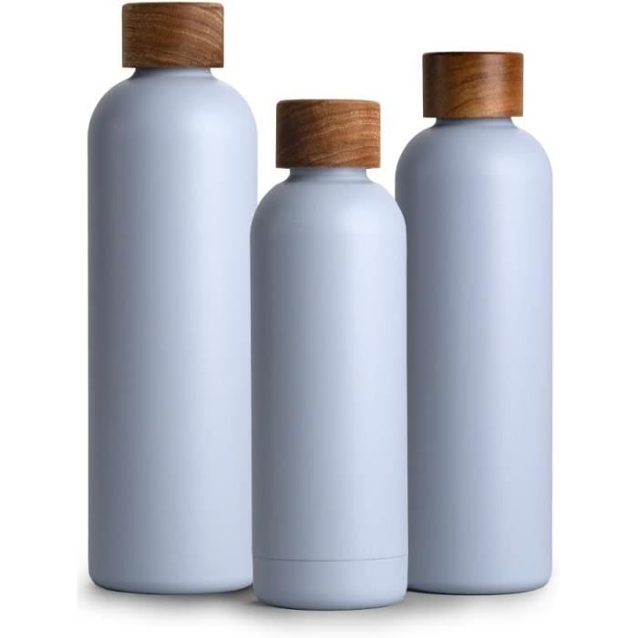 Bouteille Isotherme D‘Eau 500Ml En Acier Inoxydable Avec Bouchon En