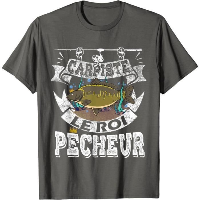 T-shirt Design Pêcheur - Idée Cadeau Canne à Pêche Et Poisson, Pour Hommes, Femmes Et Enfants - 7