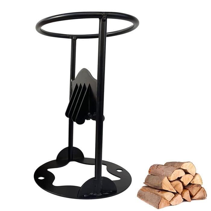 Fendeur De Buche Manuel, Afenau Fendeuse De Buches, Portable Fendeuse Bois, Acier Au Carbone Fendeur De Bois, Fendeuse À Bois Manuelle Pour La Maison Et Le Camping En Plein Air (2.1Kg) Reconditionné
