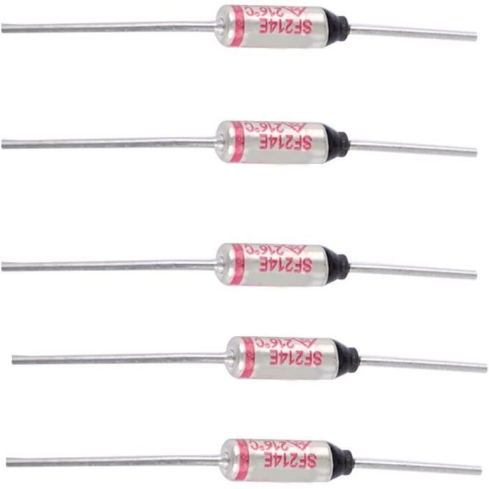 5 Pcs SF214E SEFUSE Cutoffs Fusible Thermique 216 Degré 10A 250 V[894 ...