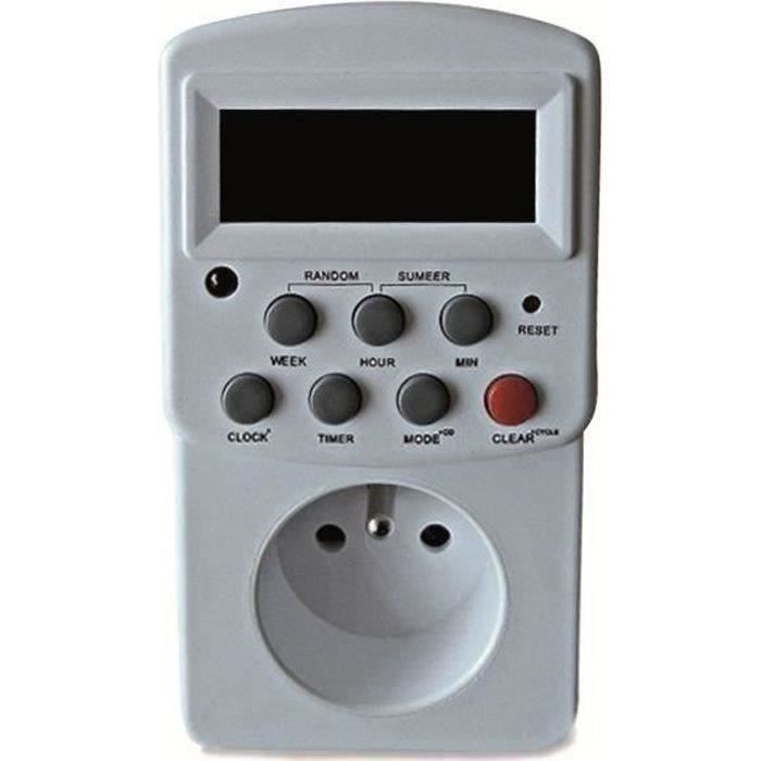 3 X Timers LCD électronique Numérique Prise Secteur Plug quotidienne hebdomadaire Programme 13 A