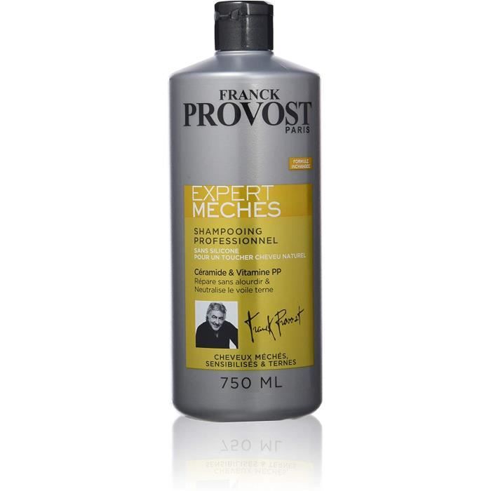 Shampooings FRANCK PROVOST EXPERT MECHES Shampooing Professionnel Répare Sans Alourdir et Neutralise le Voile Terne 750 850291