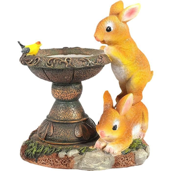Lumières Solaires Chat Extérieur Hitburu - Résine, IP65, éclairage Automatique, 20 Cm