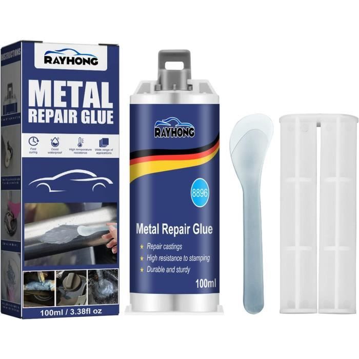 2 oz - Mastic Époxy Réparation Rapide, Colle Époxy, Métal, Plastique