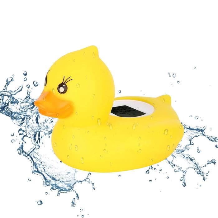 Thermomètre Flottant Piscine En Forme De Canard - Affichage Grand Et Lisible, Plage -10°C à 50°C - Pour Piscine, Spa, Aquarium