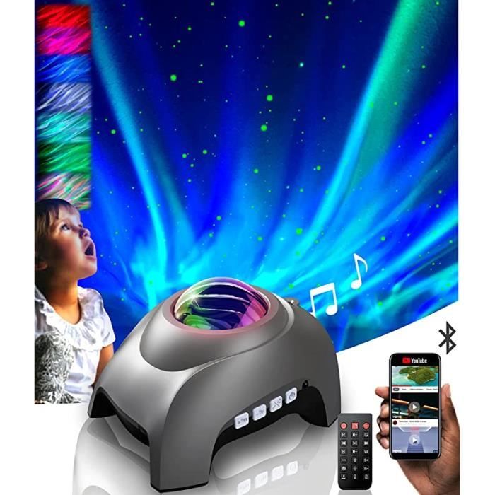 ARTINABS Projecteur Ciel Etoile, Projecteur Galaxie Led Planetarium  Projecteur Lamp, Projecteur Galaxie Veilleuse Enfant avec ContrôLe  Vocal/Bluetooth, Lampe Projecteur Led éToile pour Enfant (Noir) :  : Luminaires et Éclairage