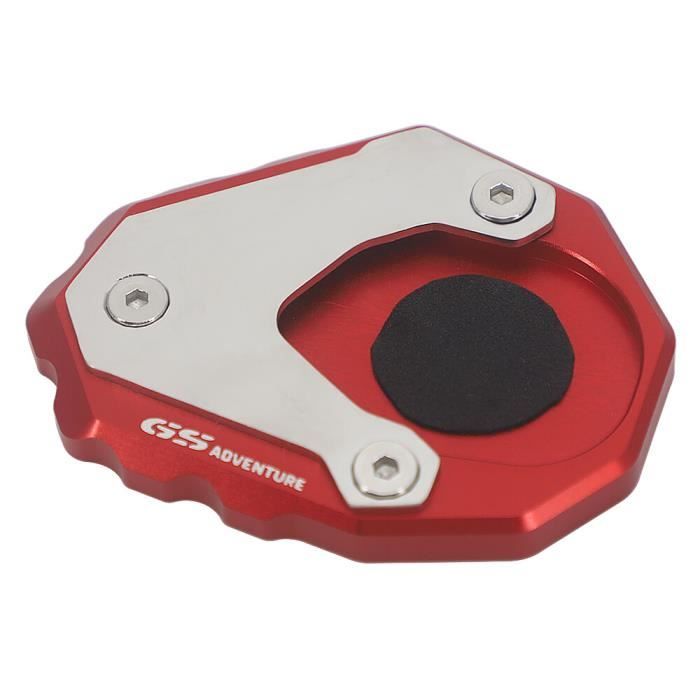 Extension De Béquille Latérale En Aluminium CNC Pour Honda CB650R / CBR650R (2019-2023) - Plaque De Support élargie, Couleur Rouge