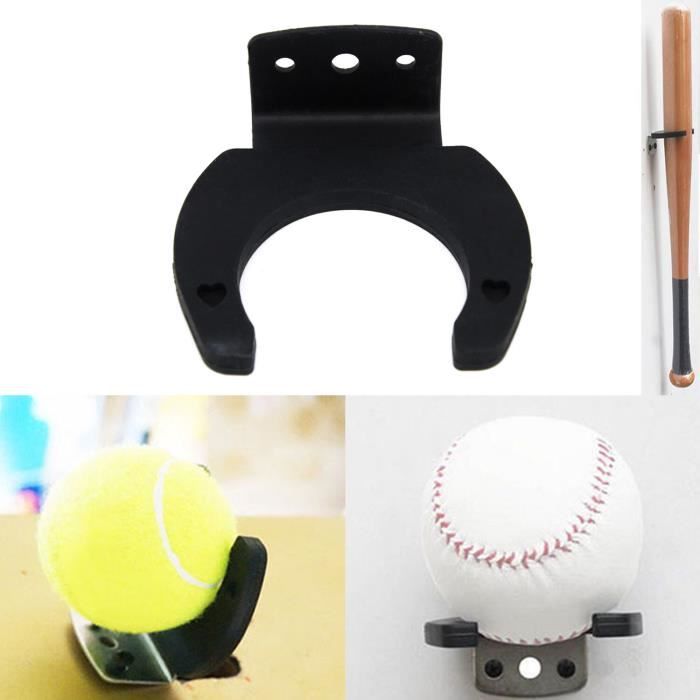 Présentoir Mural Pour Batte De Baseball – Métal Gris – Neuf – Rangement 8 Battes