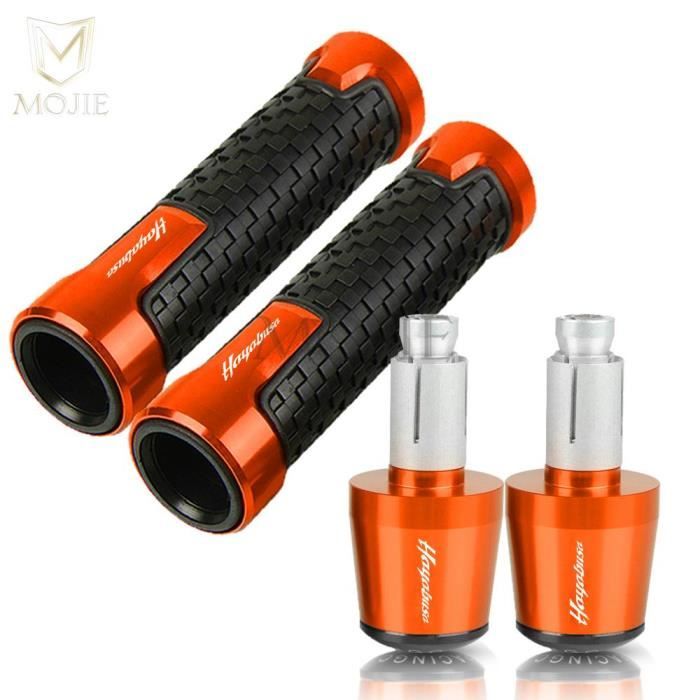Orange orange noir - Poignées de Guidon de Moto Accessoires pour Suzuki Hayabusa 1999 2022 2021 2020 2019