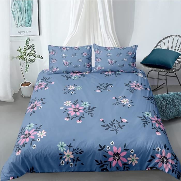 Romanette Kapla housse de couette - Bleu