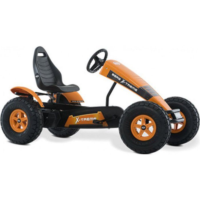 Kart à pédales - BERG - X-Treme BFR - Orange - 4 roues - Pour enfants à partir de 6 ans