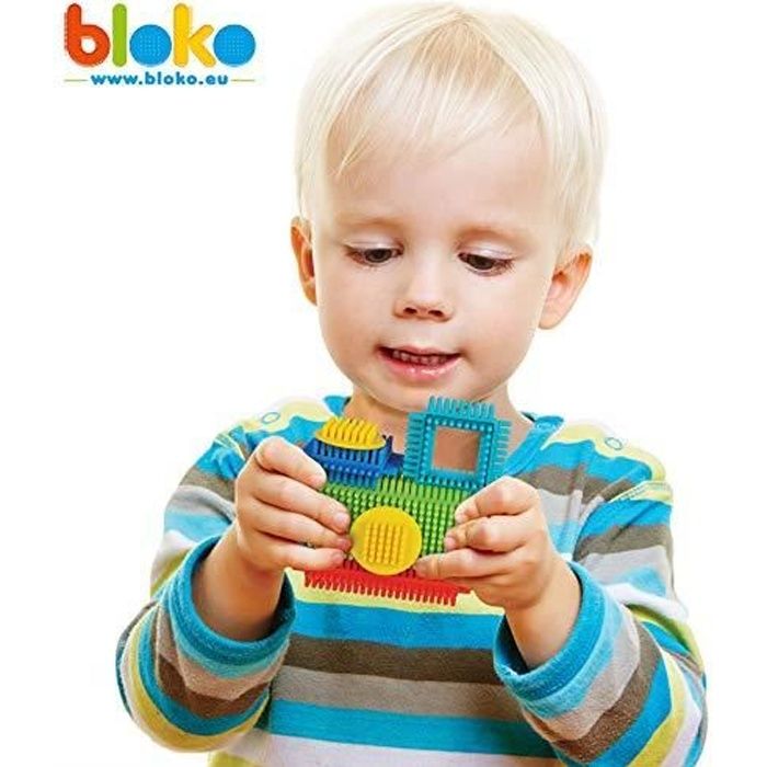 BLOKO – Coffret de 100 BIoko avec 4 Figurines 3D Famille – Dès 12 Mois -  Fabriqué en Europe – Jouet de Construction 1er âge – 503627 : :  Jeux et Jouets