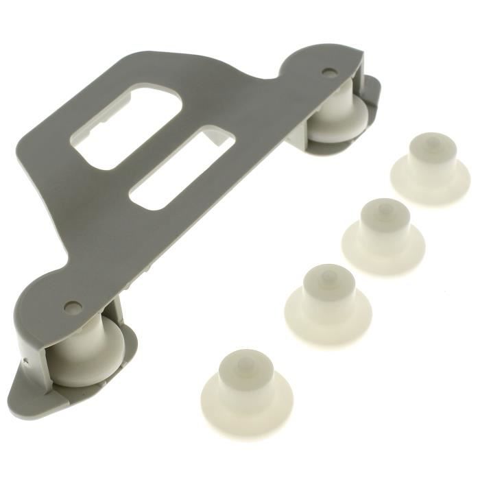 Lot De 4 Roulettes Pour Panier Inférieur De Lave-vaisselle | Compatibles Avec Zanussi, Electrolux, AEG | Dimensions 40x40x8 Mm
