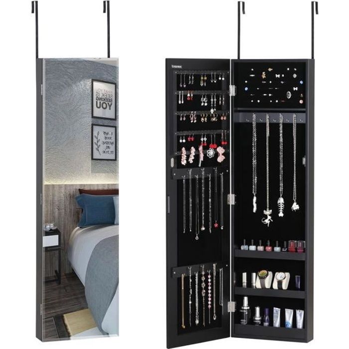 Armoire A Bijoux Miroir Avec Led Achat Vente Pas Cher