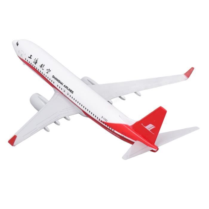 VILLCASE Modèle Avion Fer Rouge - Figurine Métallique Rétro Décoration Suspendue