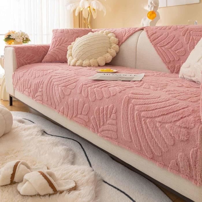 Surwin Couleur Unie Housse De Canapé 1 2 3 4 Place Avec Accoudoirs Et