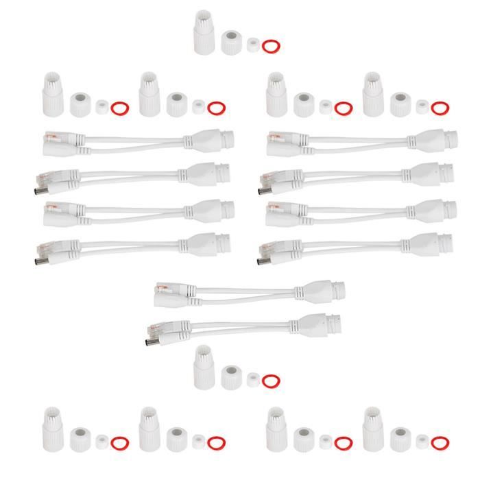 HALJIA PoE Passif Power Over Ethernet Injecteur PoE Adaptateur Splitter
